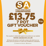 SA Sauces gift vouchers