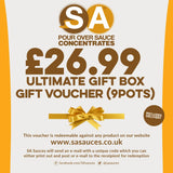 SA Sauces gift vouchers