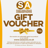 SA Sauces gift vouchers