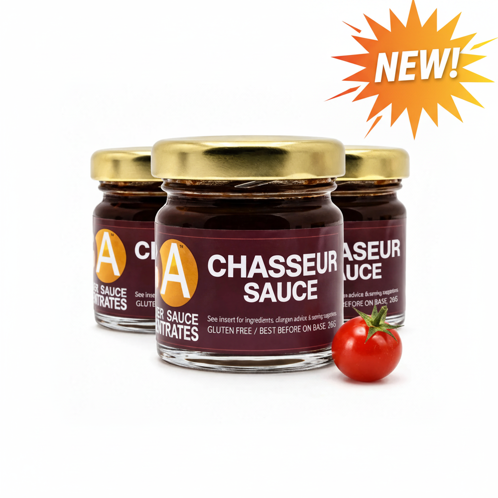 Chasseur 3-jar shot with NEW badge