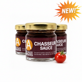 Chasseur 3-jar shot with NEW badge